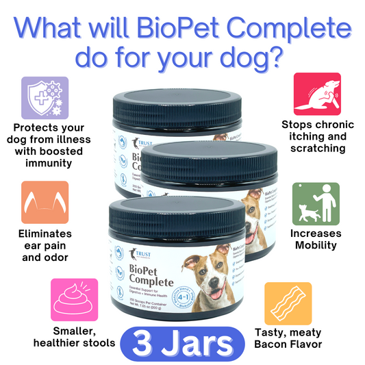 BioPet Complete Powder - 3 Jars